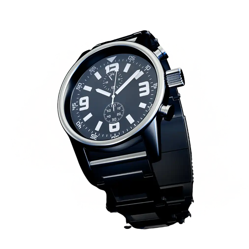 montre mania black